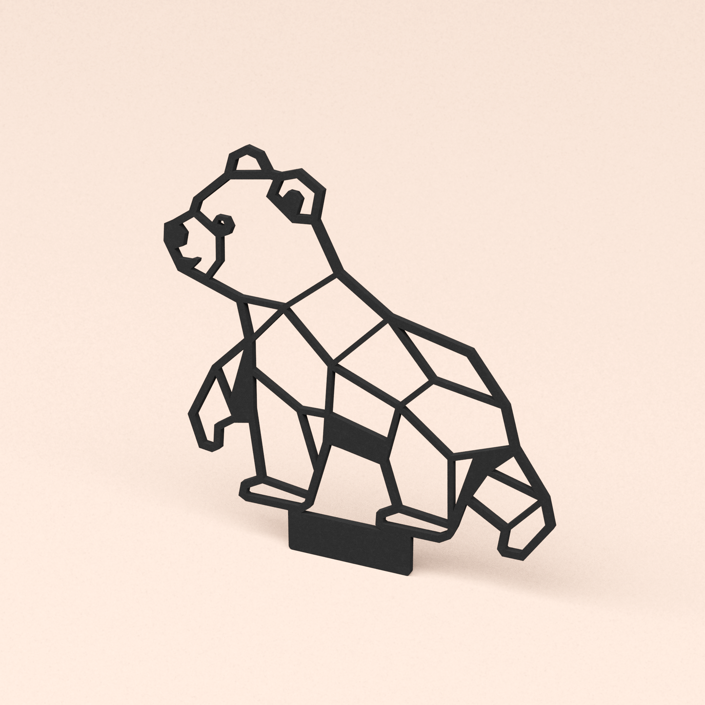 losse minimalistische design illustratie beer