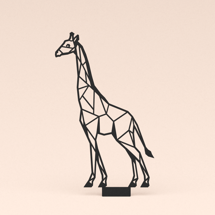 losse lasergesneden design illustratie giraf