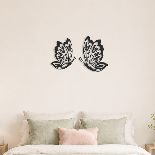 3D Wanddecoratie vlinder