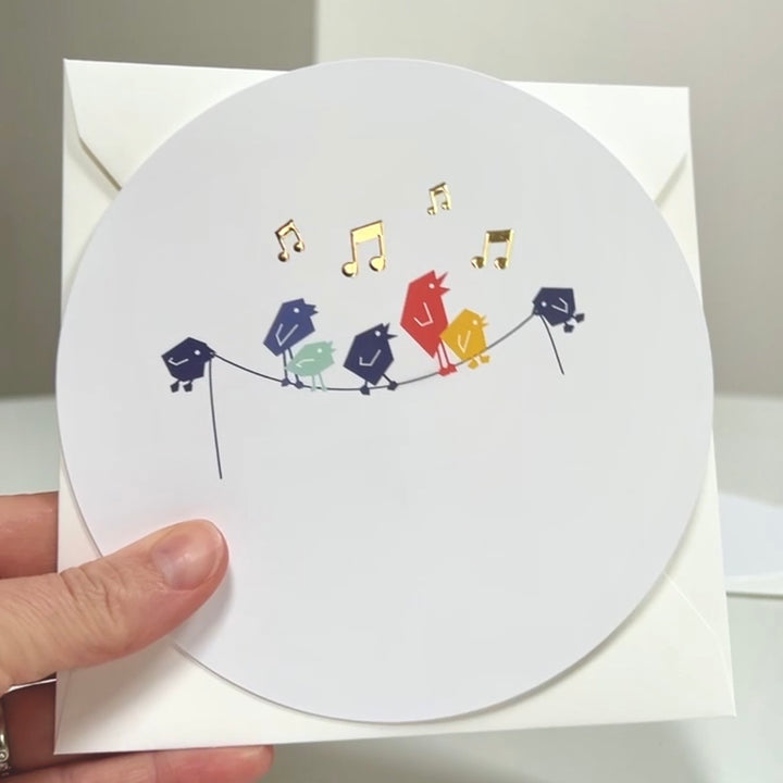 Tjieperdepiep hoera! kaart met luxe envelop