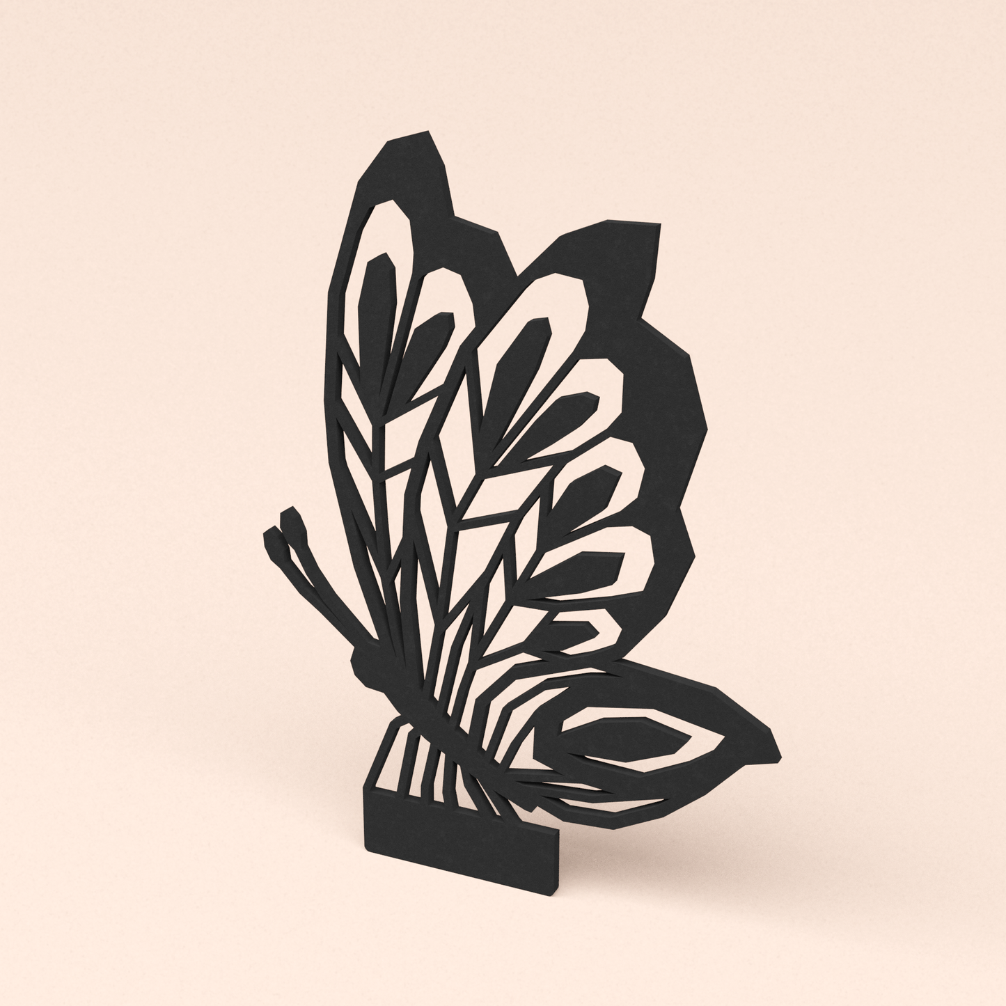 losse minimalistische design illustratie vlinder