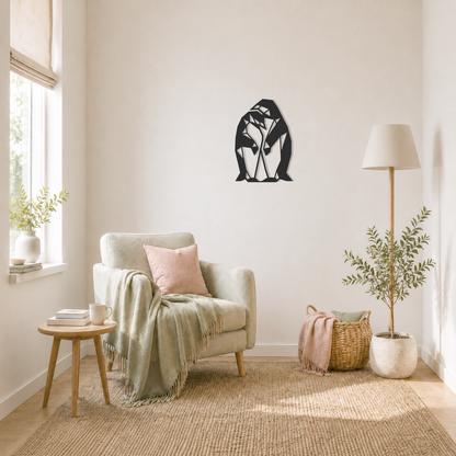 Wanddecoratie Pinguins