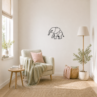 Wanddecoratie Olifantje