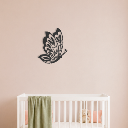 Wanddecoratie vlinder aan de muur