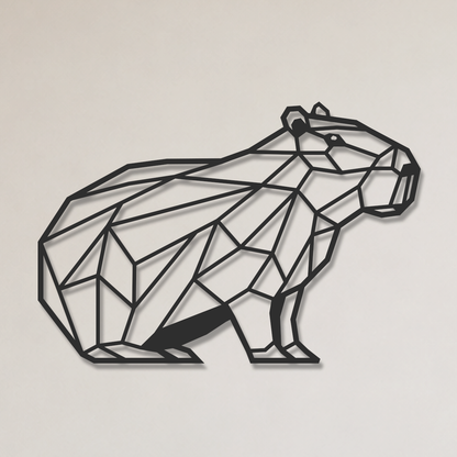 Wanddecoratie capibara voor aan de muur