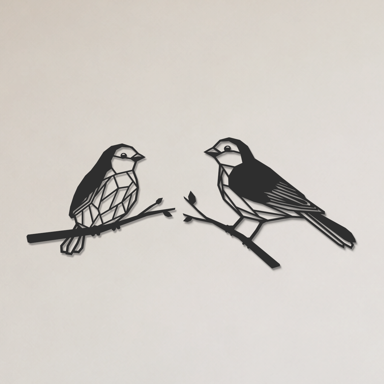 Wanddecoratie vogels voor aan de muur