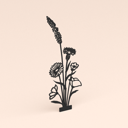 losse abstracte design illustratie bloemenboeket