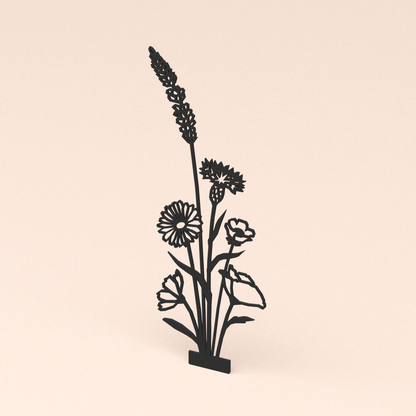 losse minimalistische design illustratie bloemenboeket