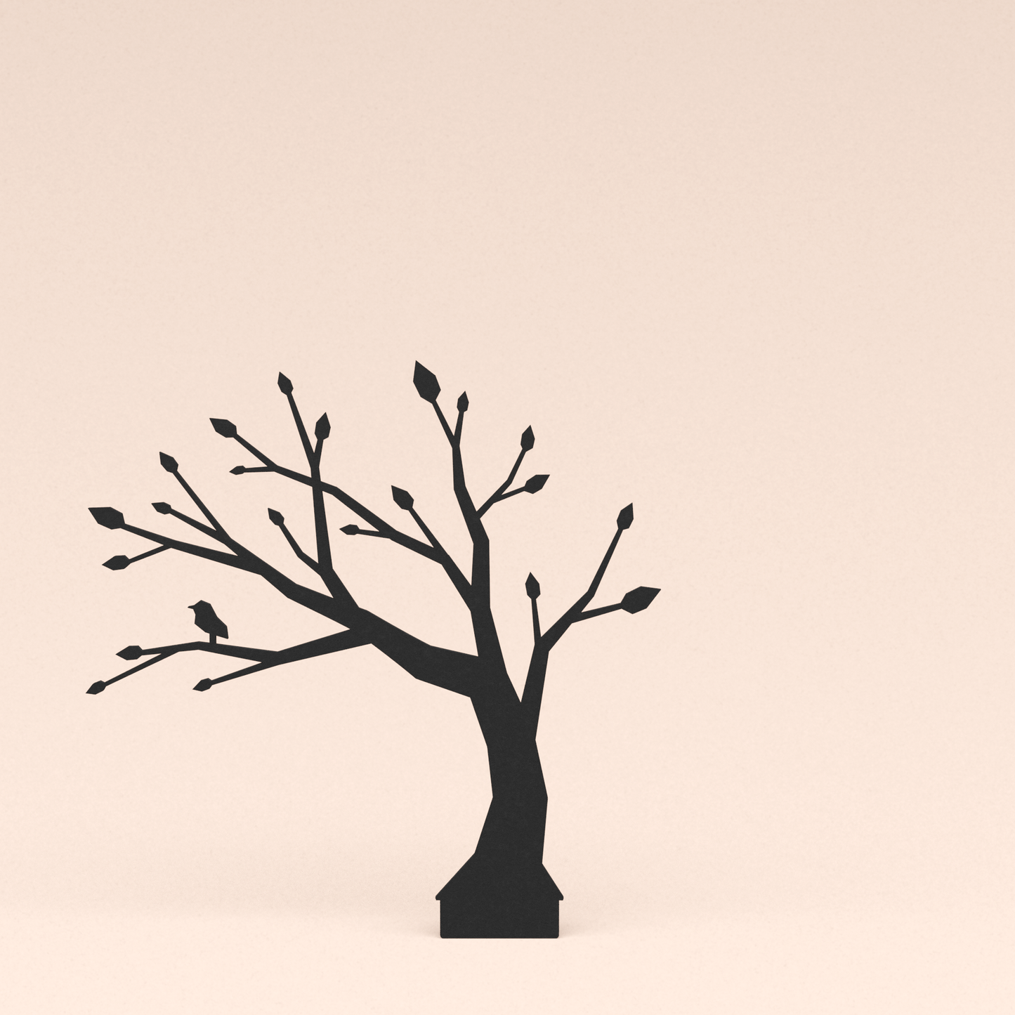 losse polygone design illustratie boom