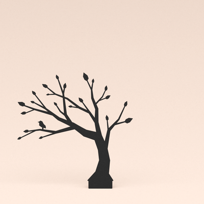 losse polygone design illustratie boom