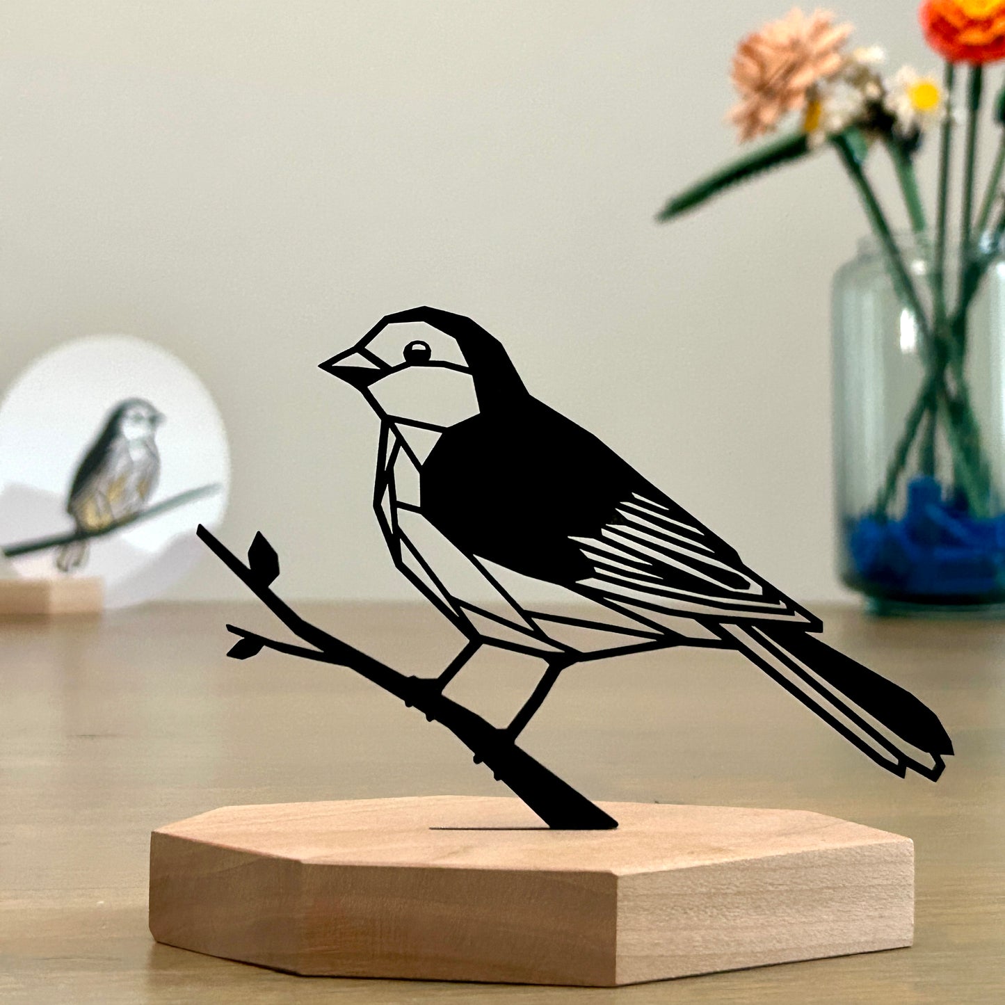 Cadeauset - Mus | Vogel met luxe ronde kaart