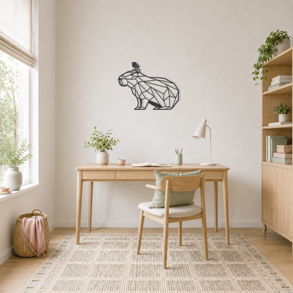 Wanddecoratie capibara voor aan de muur