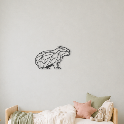 Wanddecoratie capibara voor aan de muur