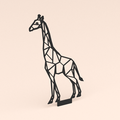 losse abstracte design illustratie giraf   