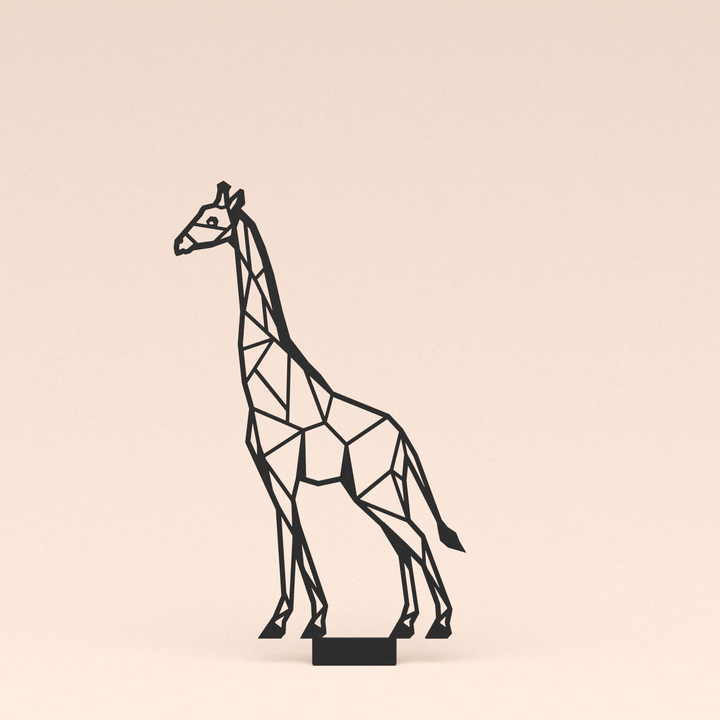 losse polygone design illustratie giraf   