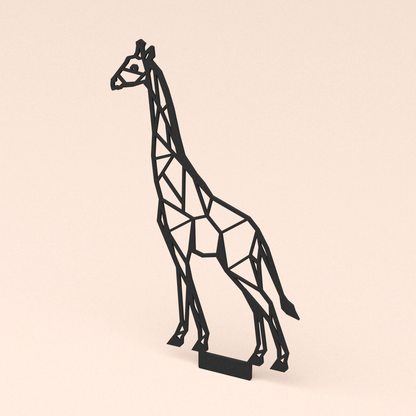 losse minimalistische design illustratie giraf   