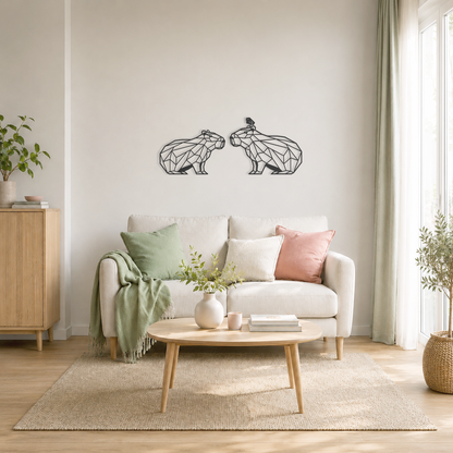Wanddecoratie Capibara / Capybara