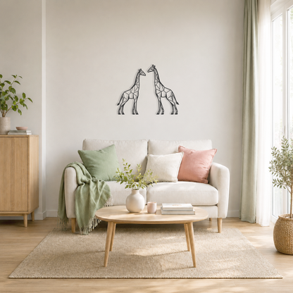 Wanddecoratie Giraf