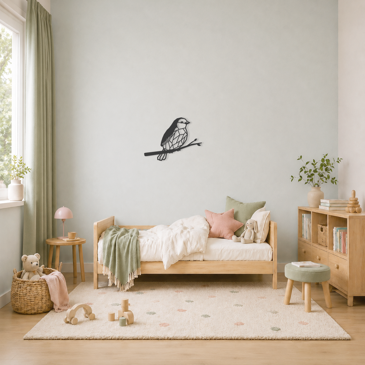 Wanddecoratie vogels voor aan de muur