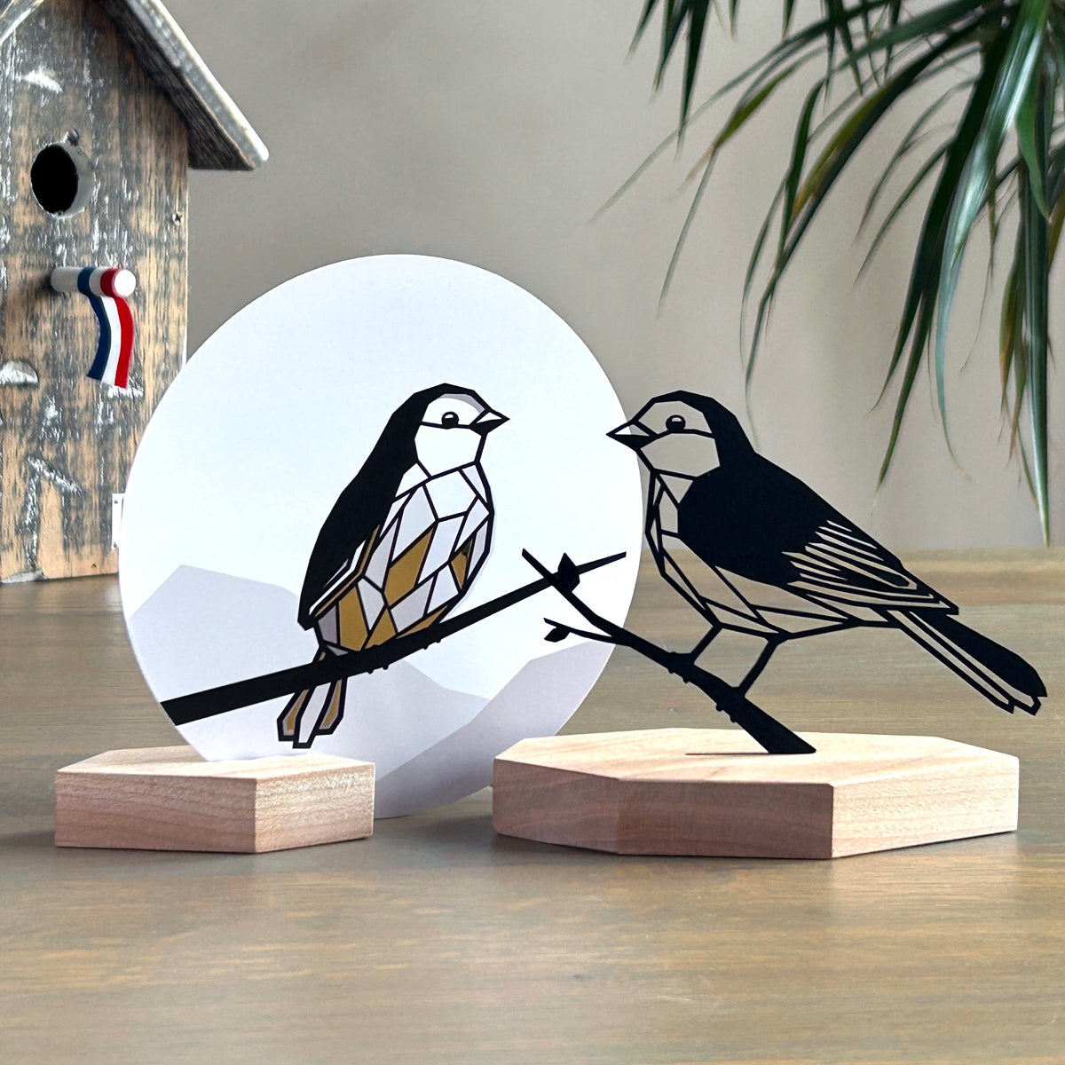 Cadeau set - Kaart Vogel | Mus