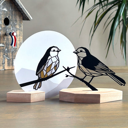 Cadeau set - Kaart Vogel | Mus