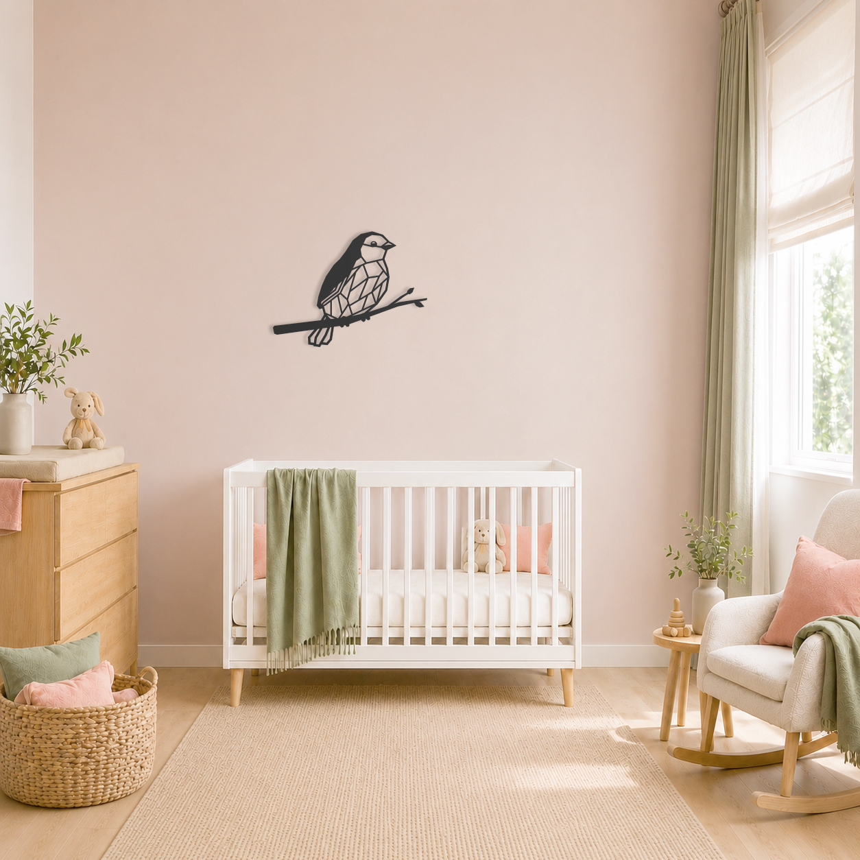 Wanddecoratie vogels voor aan de muur