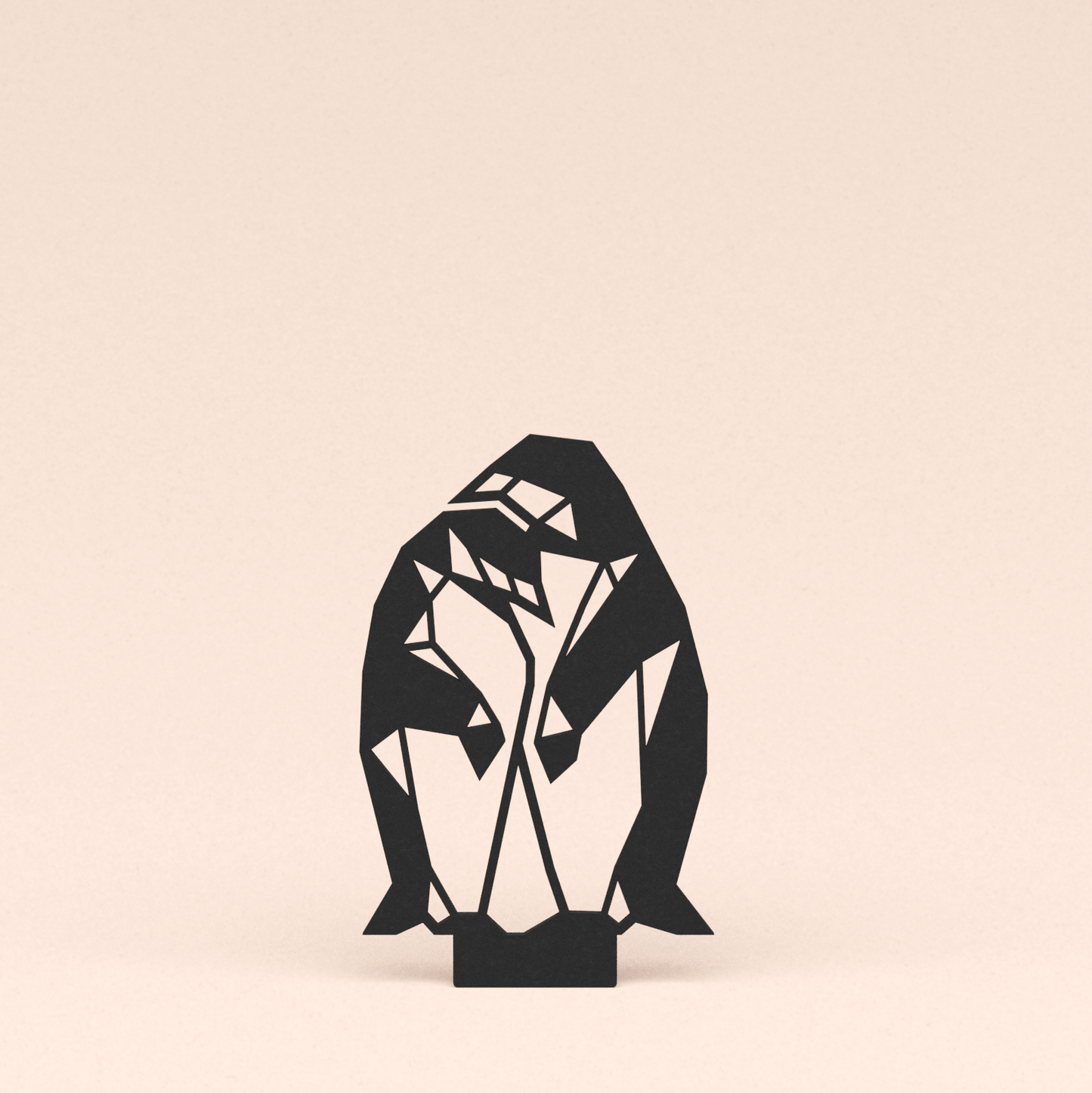 losse lasergesneden design illustratie pinguins   