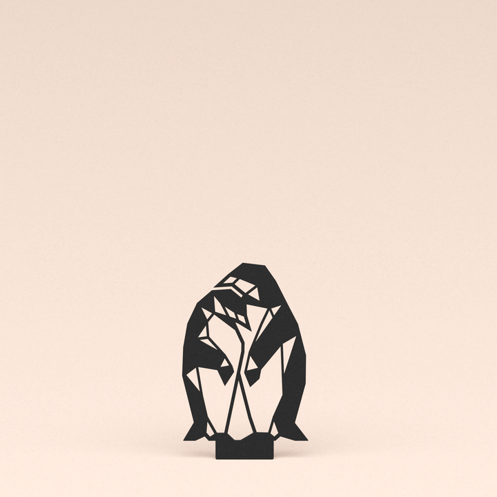 losse polygone design illustratie pinguins   