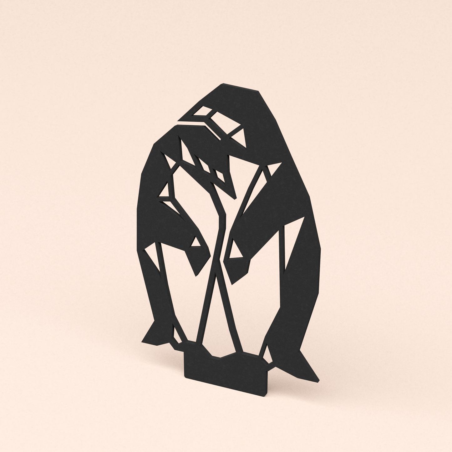 losse minimalistische design illustratie pinguins   