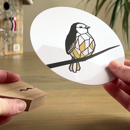 Cadeau set - Kaart Vogel | Mus