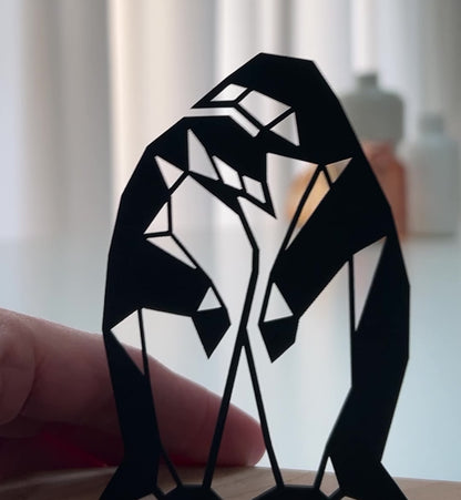 Troost cadeautje Sterrenkind - Pinguïns met liefs en sterkte kaartje