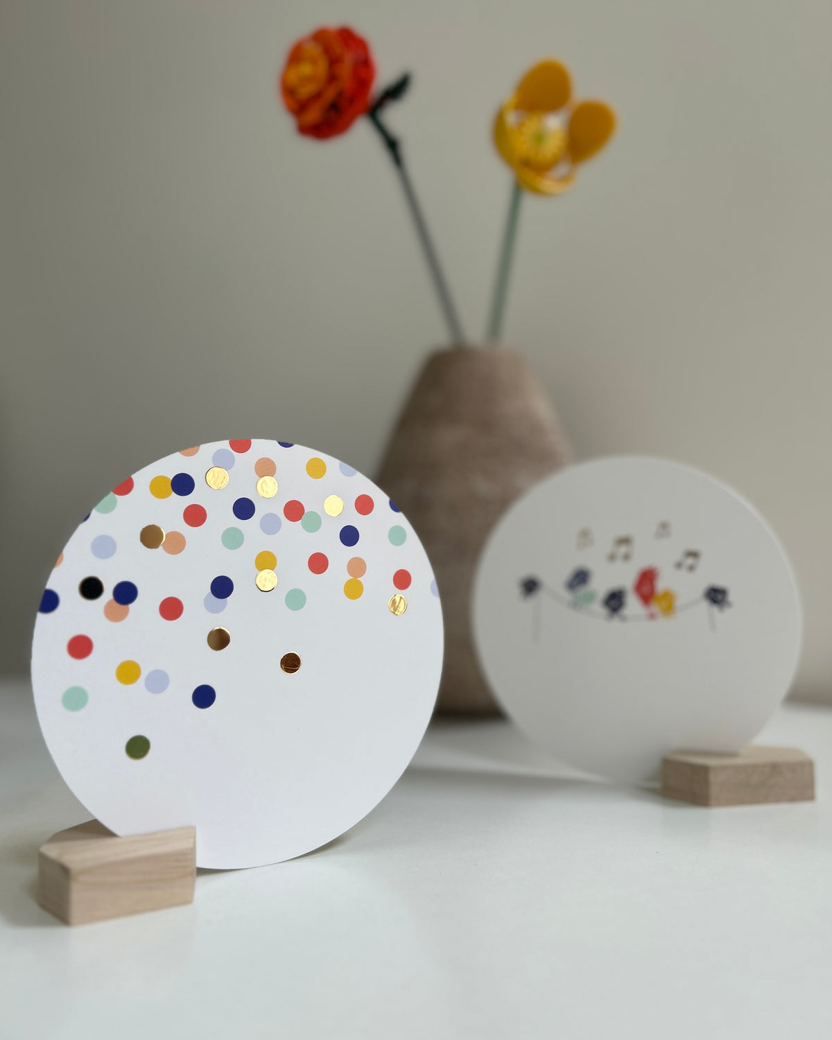Luxe kaartenset (4 stuks) - Feest