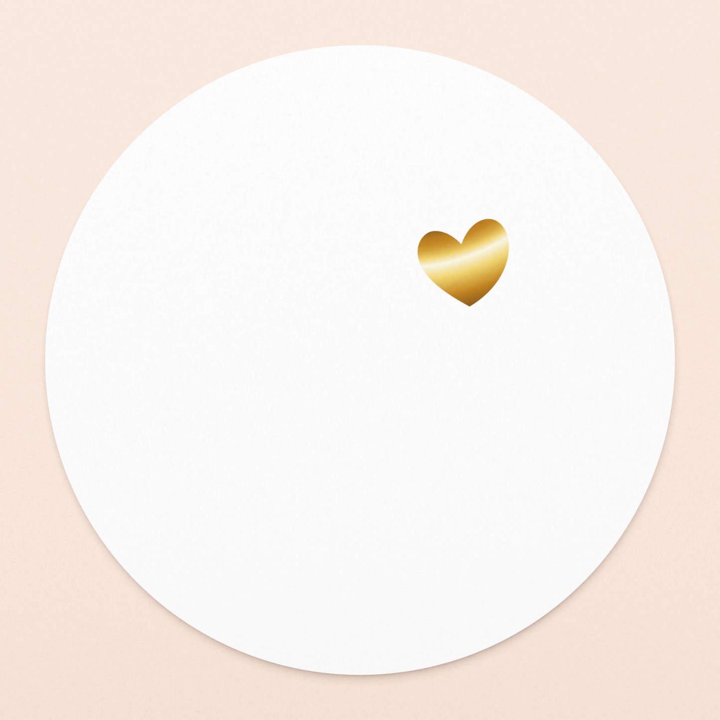 luxe wenskaart veel liefs met goudfolie in vierkante envelop  