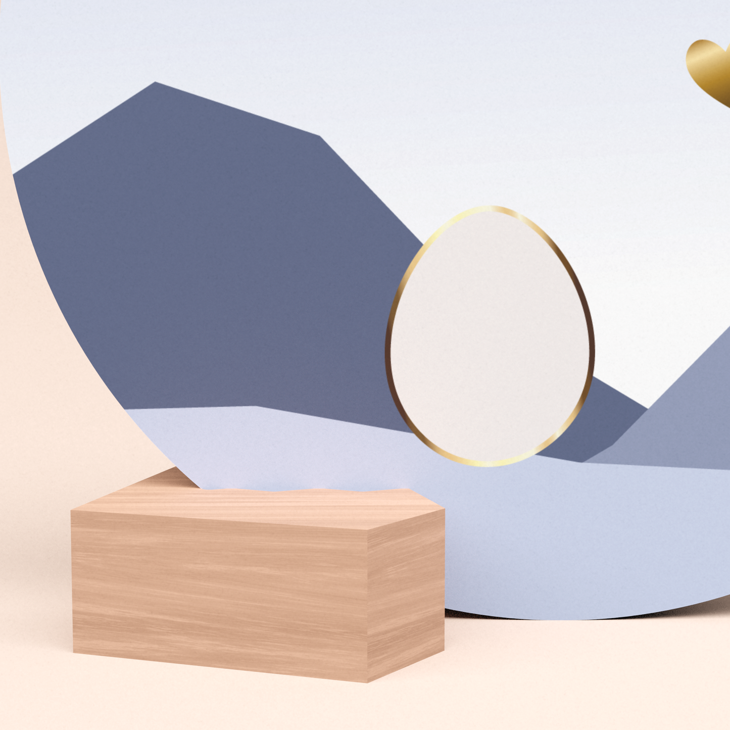 mooie ronde wenskaart kleintje op komst met duurzame houten kaarthouder