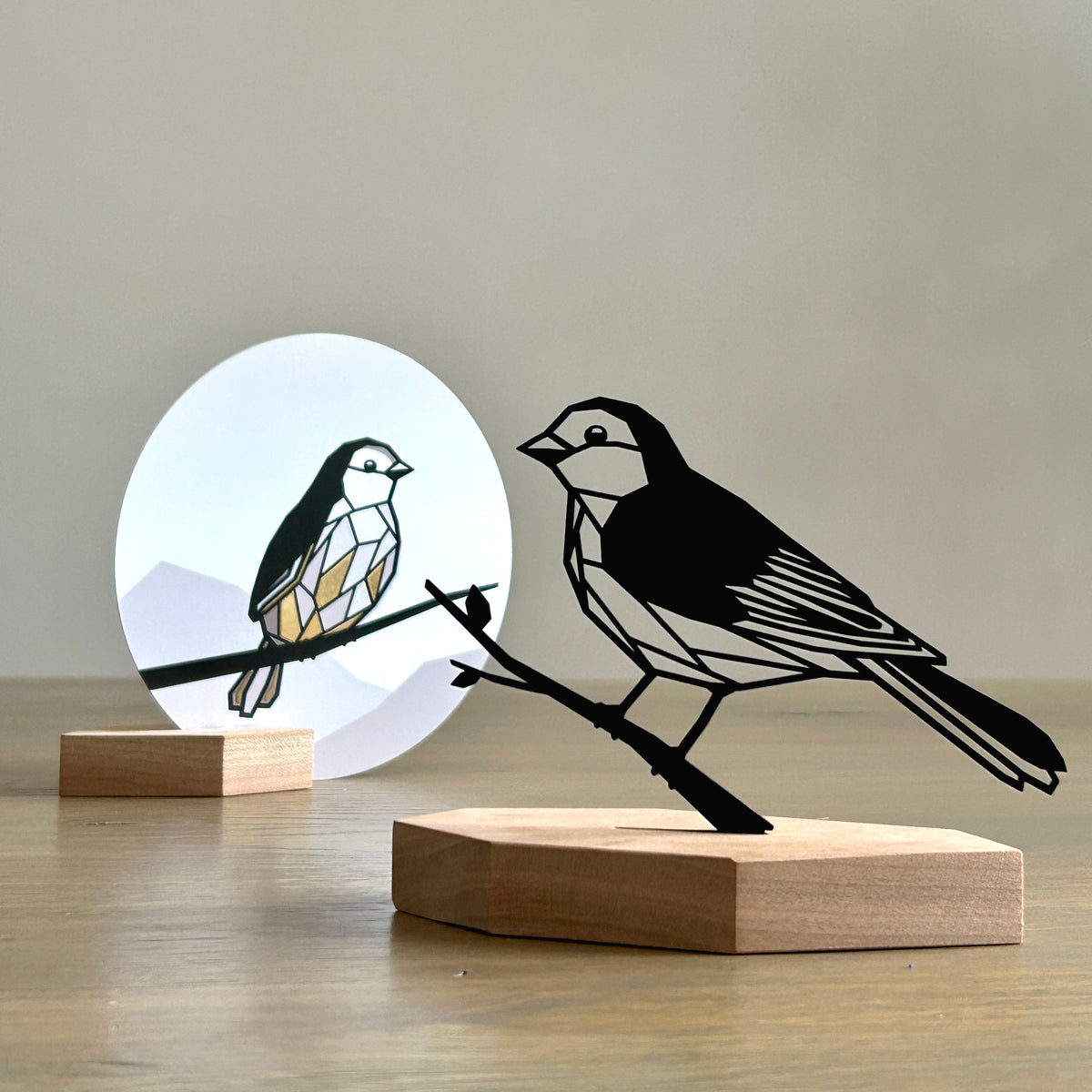 Cadeau set - Kaart Vogel | Mus