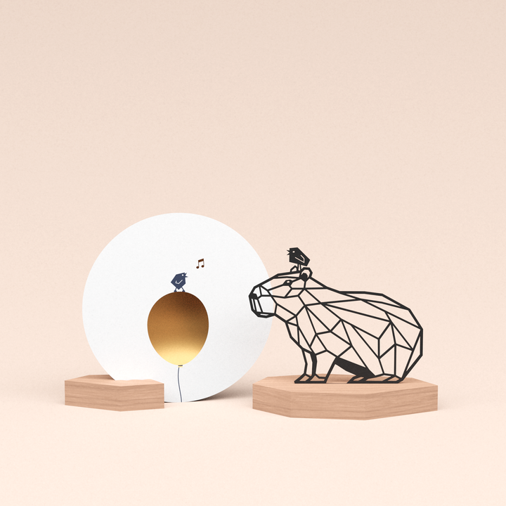 Cadeau set - Kaart Tjiep hoera!