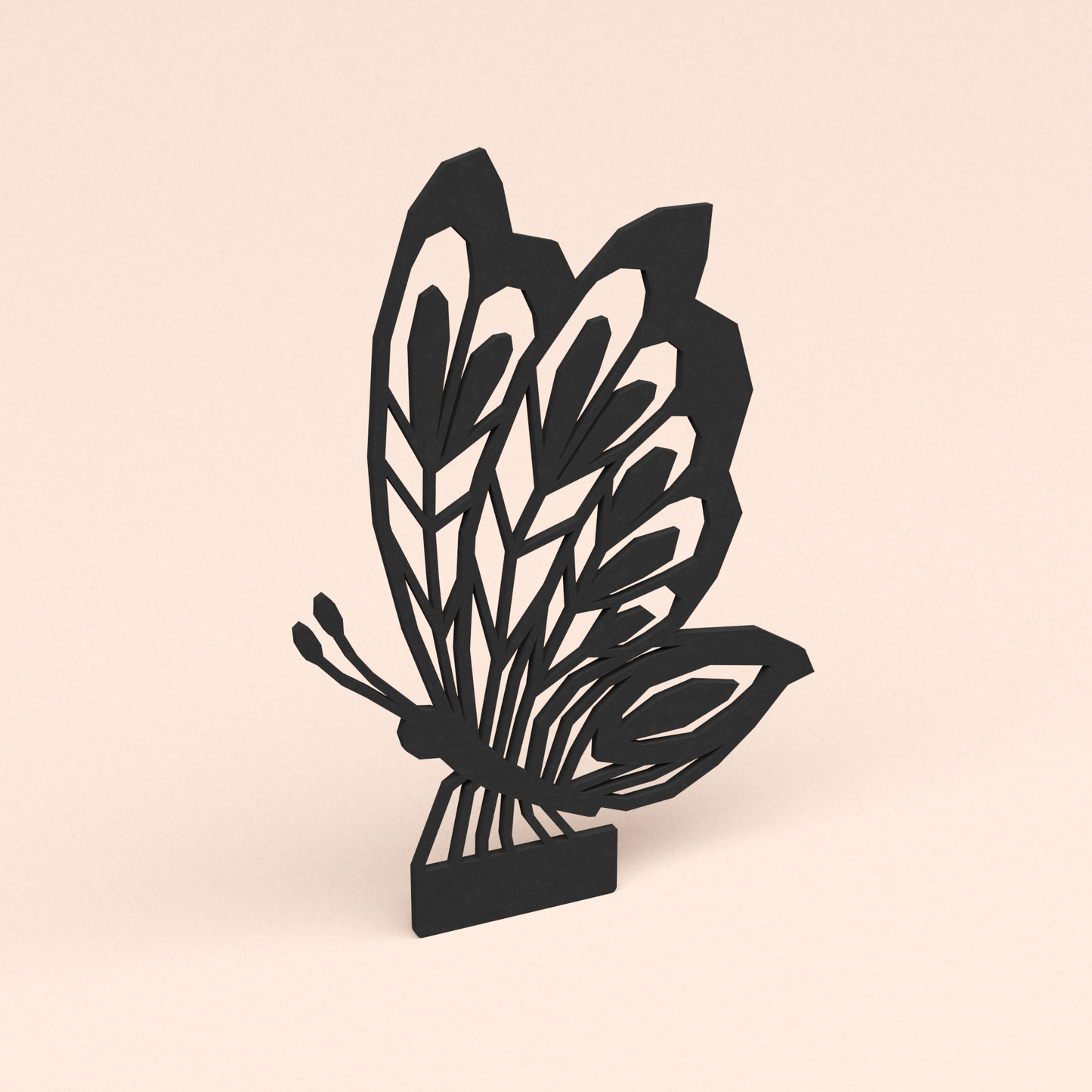 losse abstracte design illustratie vlinder   