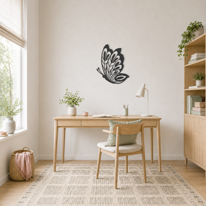 Wanddecoratie vlinder aan de muur