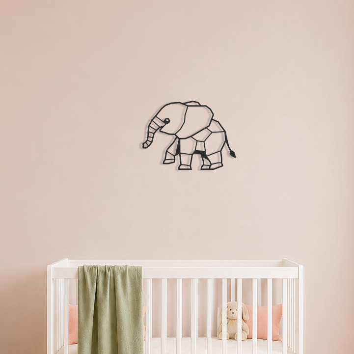 Wanddecoratie Olifantje