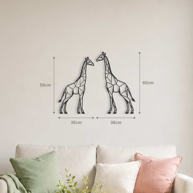 Wanddecoratie Giraf