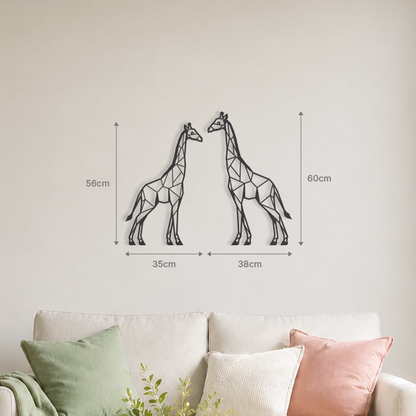 Wanddecoratie Giraf