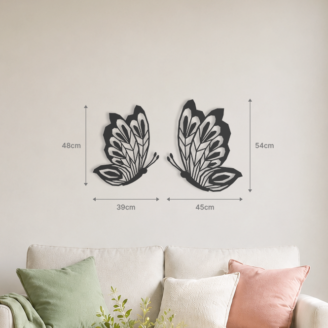 Wanddecoratie Vlinder