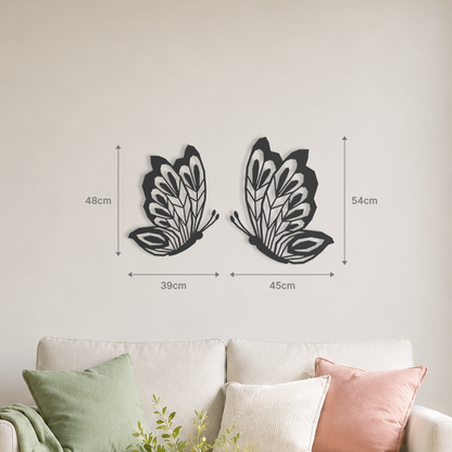 Wanddecoratie Vlinder