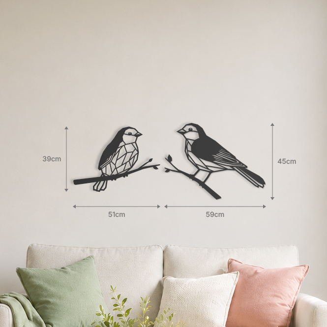 Wanddecoratie Vogels