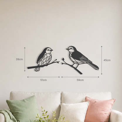 Wanddecoratie Vogels