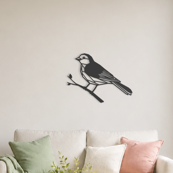 Wanddecoratie vogels voor aan de muur