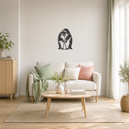 Wanddecoratie Pinguins