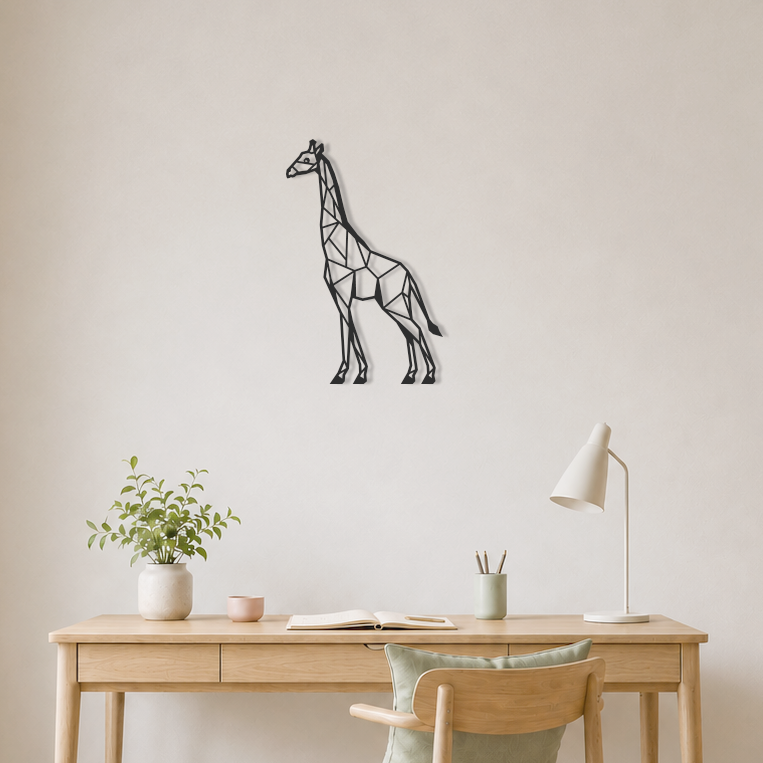 Wanddecoratie Giraf