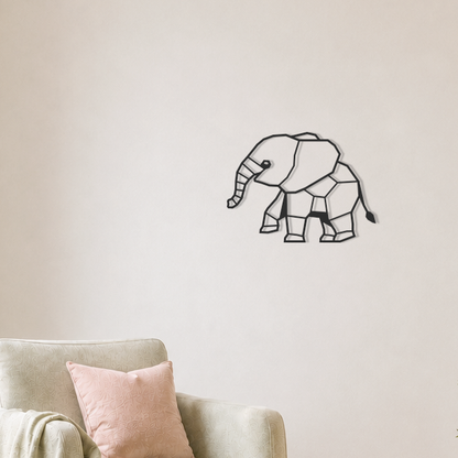 Wanddecoratie Olifantje